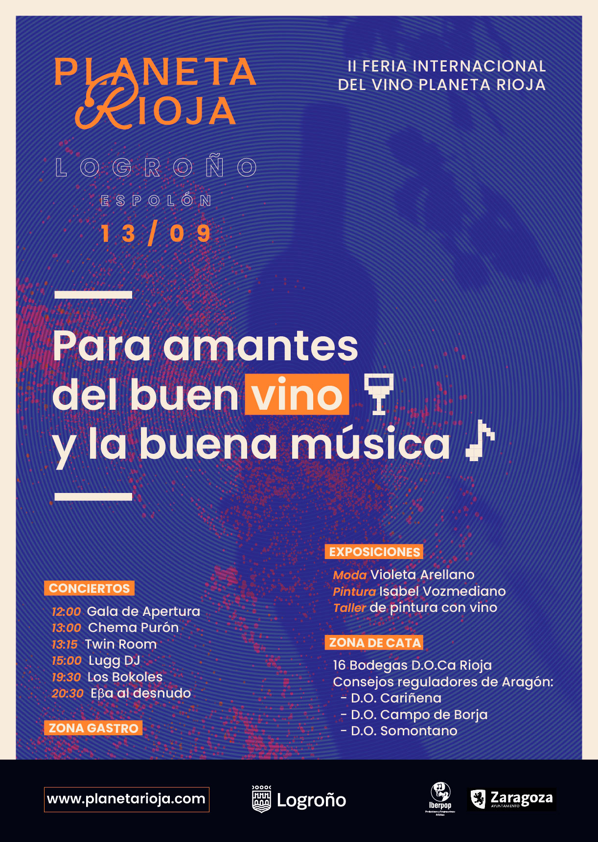 Cartel feria del vino