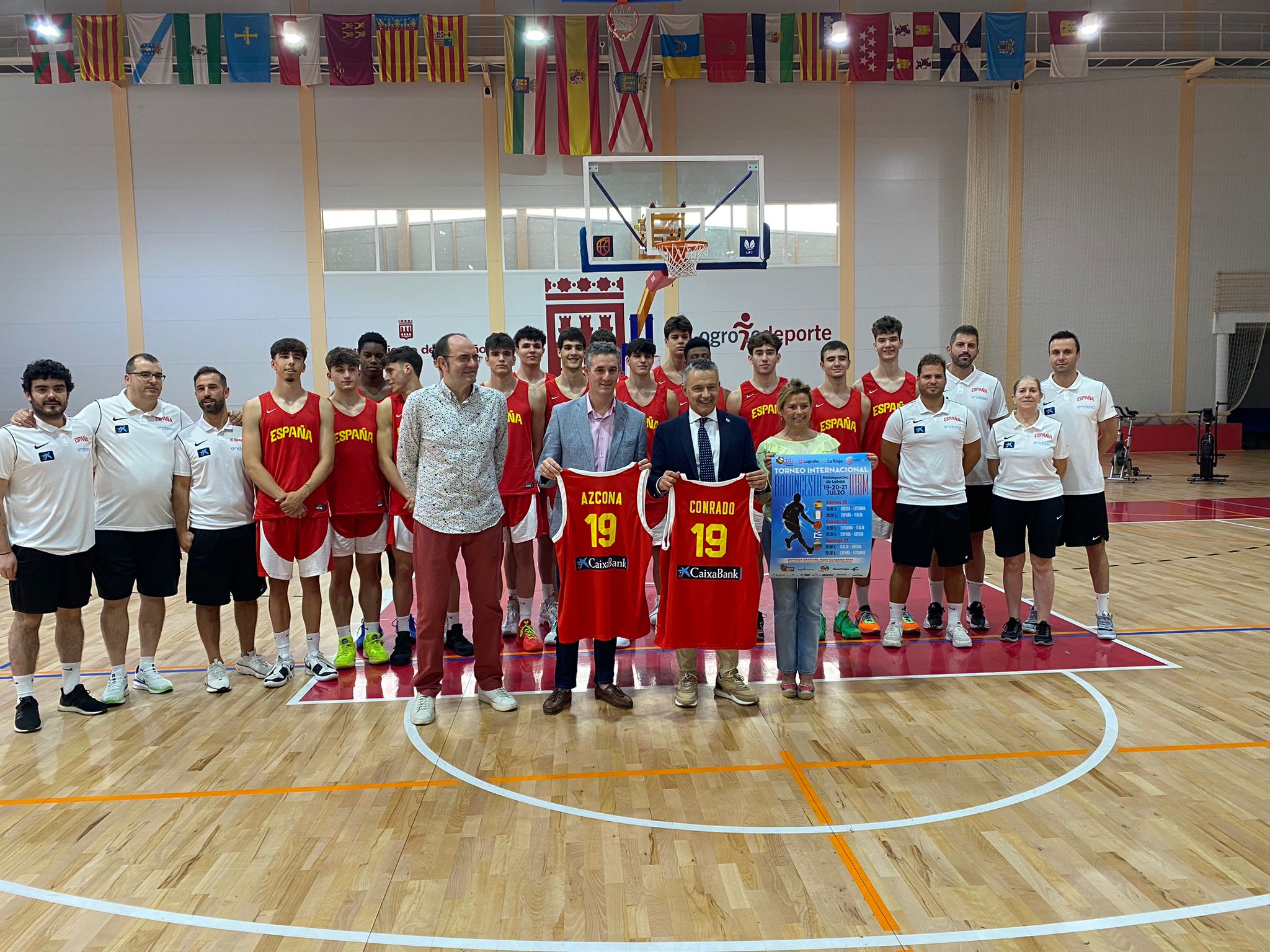 Imagen Logroño acoge del 19 al 21 de julio un torneo preparatorio del Eurobasket que disputarán las selecciones U18 de España, Italia, Grecia y Lituania