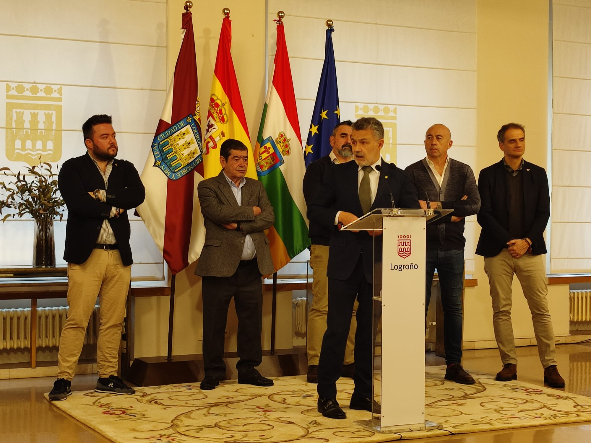 Imagen de la rueda de prensa