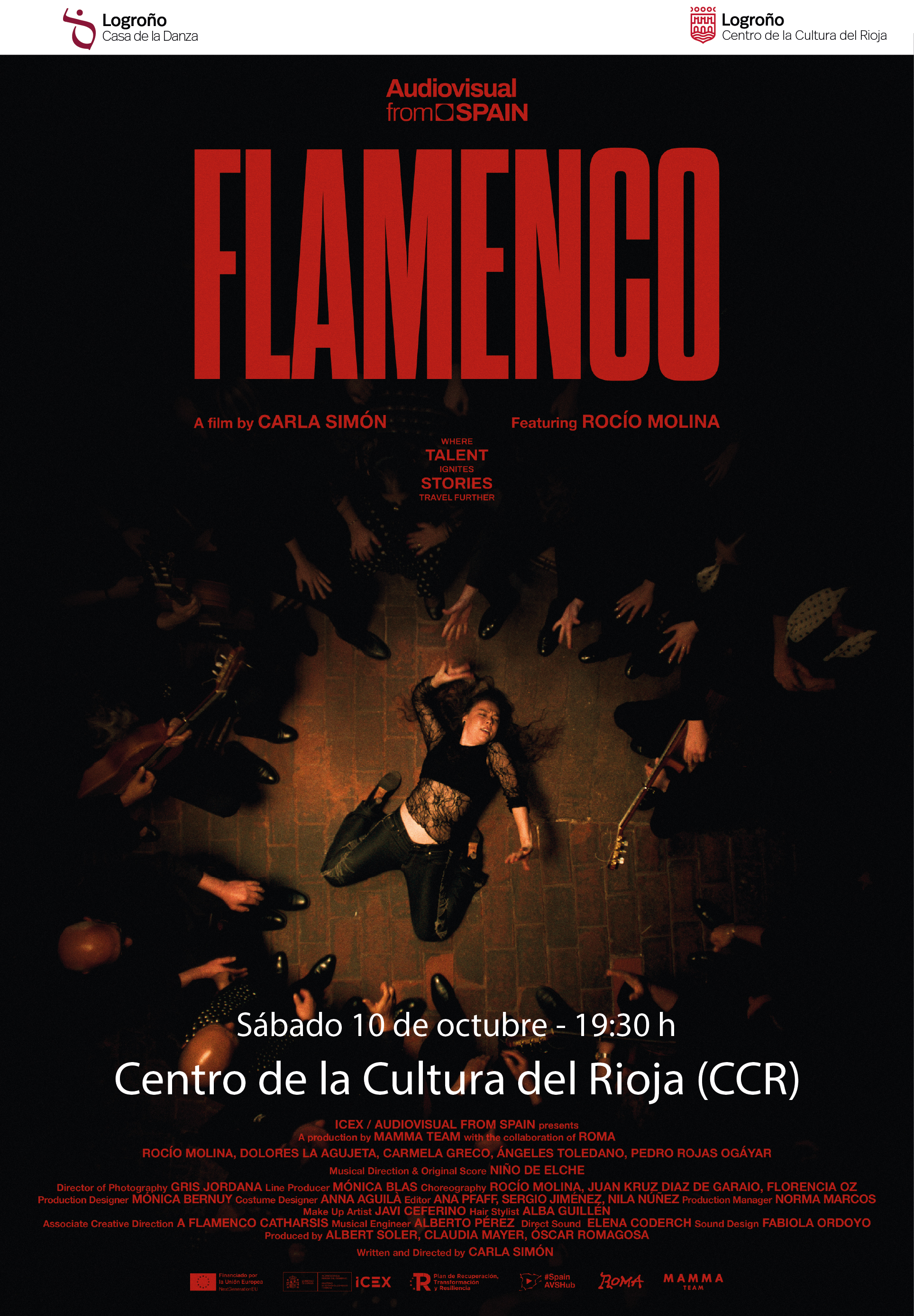 Imagen El Centro de la Cultura del Rioja acoge el estreno nacional de ‘Flamenco’, el nuevo documental de la guionista y directora Carla Simón